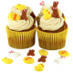 Culpitt - Décoration en sucre lapins de Pâques, 12 pièces
