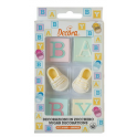 Decora Décorations en sucre, Baby Shower, 6 pièces