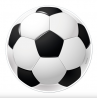Dekora - Edible disc, football, 15.5 cm
