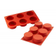 Silikomart - Cylinder silicone mold, Ø 7 cm