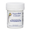 Sugarflair - Lebensmittelfarbe in Pulverform weiß, 20 g