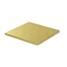 Square Cake Board gold, cm 20 x 20, 12 mm thick