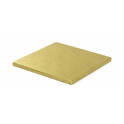 Square Cake Board gold, cm 40 x 40, 12 mm thick