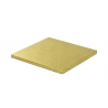Square Cake Board gold, cm 40 x 40, 12 mm thick