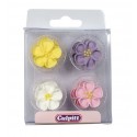 Culpitt Icing Decorations wild roses, 12 pieces