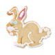 Emporte-pièce avec piston lapin plastique, 5.5 cm