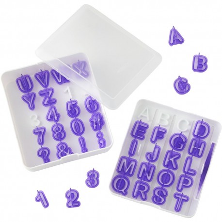 Set emporte-pièces lettres XL - Royaume MELAZIC – Cupcakes
