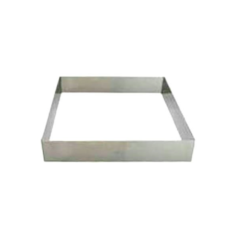 De Buyer - Tart ring square, 20 cm dia, 2 cm high