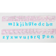 FMM - Emporte-pièce Alphabet minuscule, 1 cm