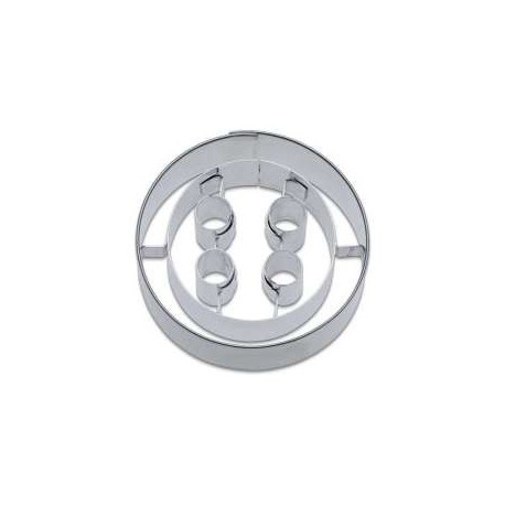 Emporte-pièce - bouton, env. 5  cm