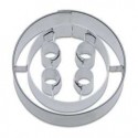 Emporte-pièce - bouton, env. 5  cm