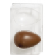 Decora - Moule en plastique rigide pour oeuf en chocolat, 130 gr, 2 cavités, 150 x 100 mm