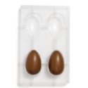 Decora - Form für Schokoladenei, 70 gr, 88 x 56 mm, 4 Vertiefungen